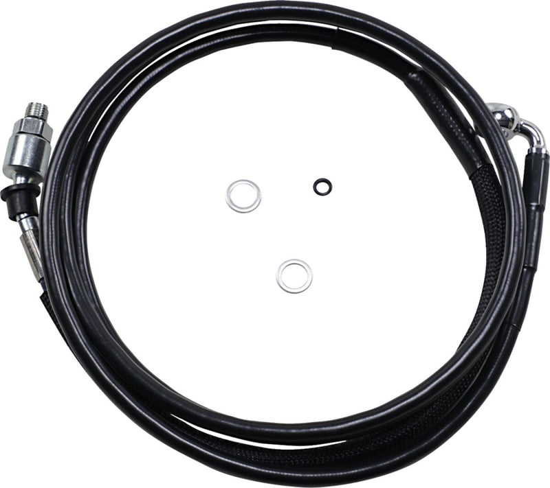 Drag Specialties Stainless Steel Hydraulic Clutch Line #515008-BLK