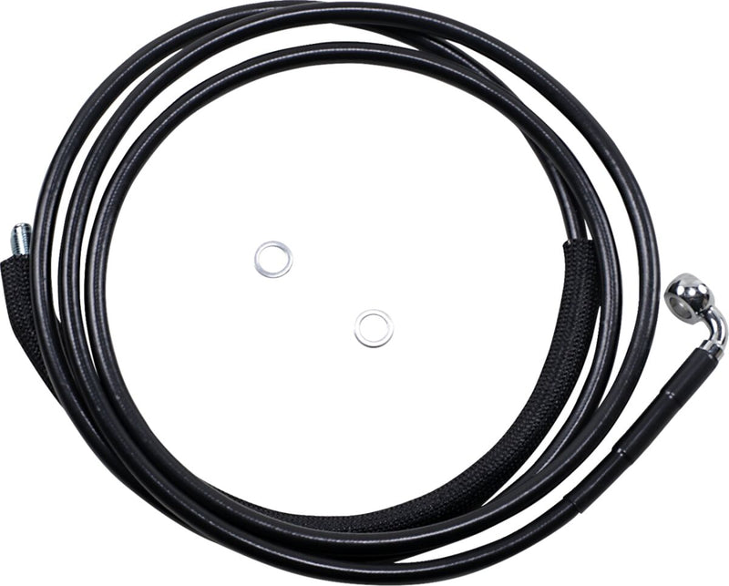 Drag Specialties Stainless Steel Hydraulic Clutch Line #51701-12BLK