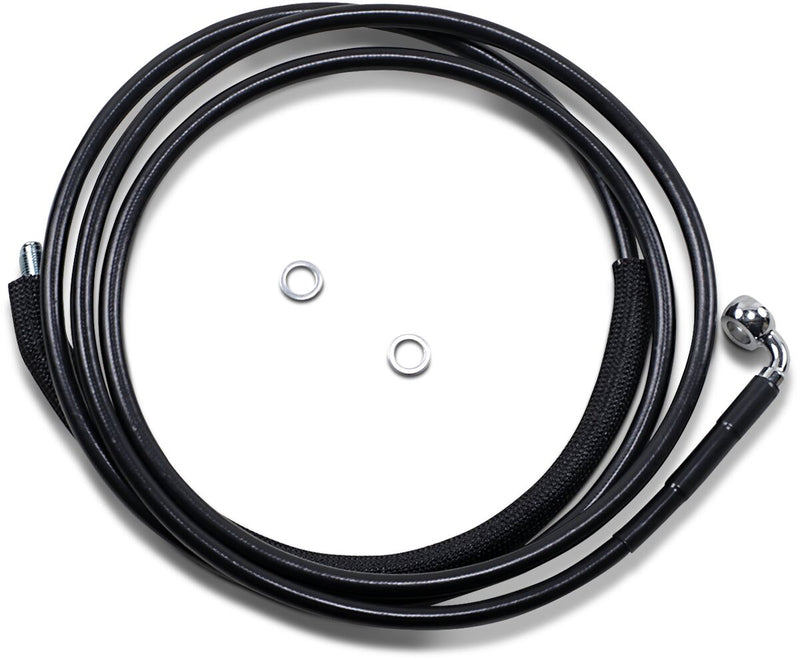 Drag Specialties Stainless Steel Hydraulic Clutch Line #51701-12BLK