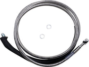 Drag Specialties Stainless Steel Hydraulic Clutch Line Fits Harley-Davidson Touring Models 2017-2020