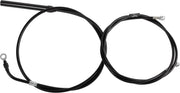 LA Choppers Standard Black Vinyl Handlebar Cable/Brake Line Kit Cable Kit Natural Alternate Length Braided Clutch Line Black| Natural