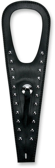 Mustang Cruiser Tank Bib Black Silver Concho Studded Fuel Tank Vinyl #93160