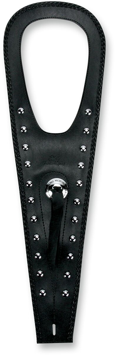 Mustang Cruiser Tank Bib Black Silver Concho Studded Fuel Tank Vinyl #93160