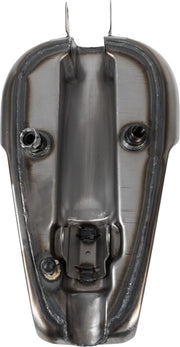 Drag Specialties Legacy Gas Tank Raw Silver Steel Each