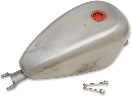 Drag Specialties Custom Gas Tank Raw Silver Peanut Custom Tank Steel