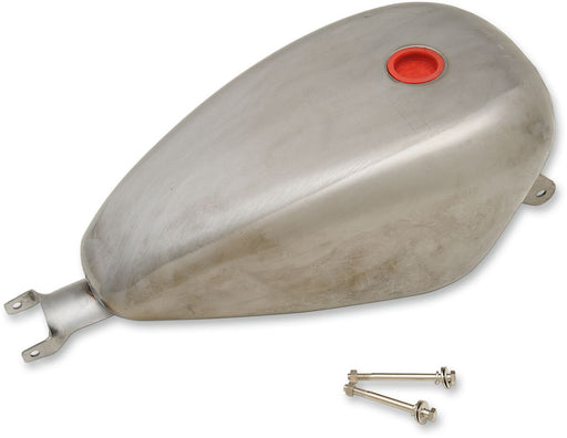Drag Specialties Custom Gas Tank Raw Silver Peanut Custom Tank Steel