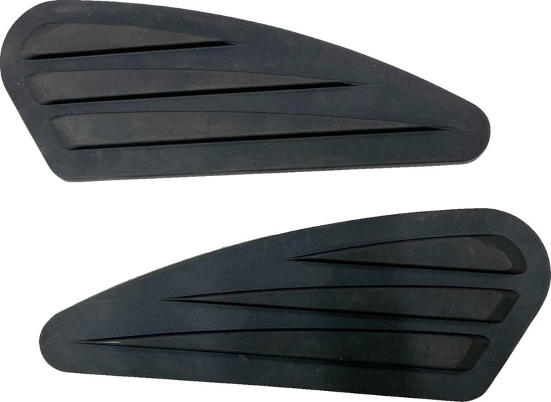 Drag Specialties Gas Tank Knee Pads Black Fuel Tank Pair #T22-0065