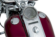 Drag Specialties Gas Cap with Paint Protectors Fuel Cap Chrome Silver Vented #012029