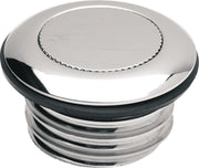 Drag Specialties Pop-Up Gas Cap Fuel Cap Chrome Silver Early Vented Billet Aluminium #03-0328-A1