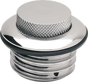 Drag Specialties Pop-Up Gas Cap Fuel Cap Chrome Silver Early Vented Billet Aluminium #03-0328-A1