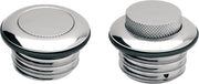 Drag Specialties Pop-Up Gas Cap Fuel Cap Chrome Silver Early Vented Billet Aluminium Each