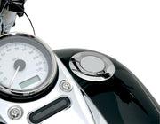 Drag Specialties Pop-Up Gas Cap Fits Harley-Davidson Dyna, Softail, Sportster, Touring, Trike, V-Rod Models 1996-2024