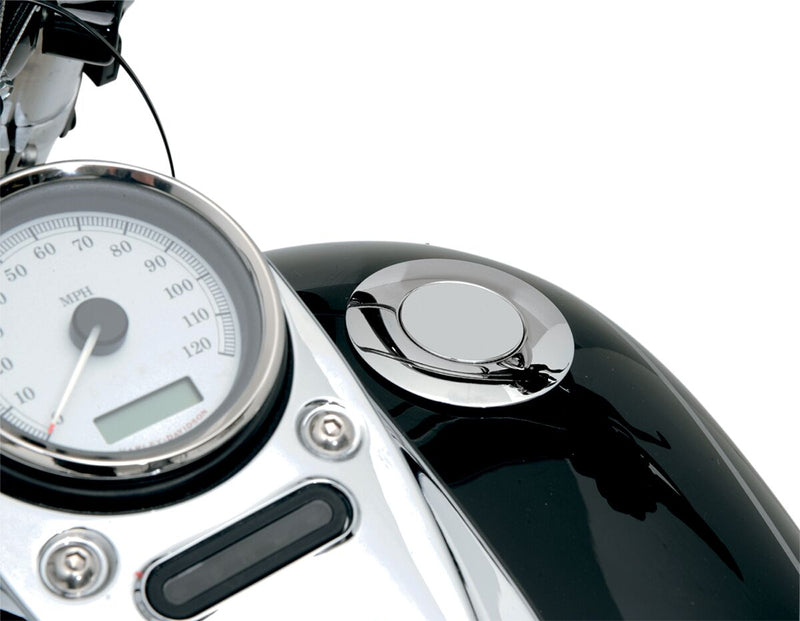 Drag Specialties Pop-Up Gas Cap Fits Harley-Davidson Dyna, Softail, Sportster, Touring, Trike, V-Rod Models 1996-2024