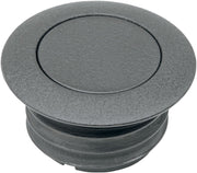Drag Specialties Pop-Up Gas Cap Fuel Cap Black Wrinkle Early Vented Billet Aluminium