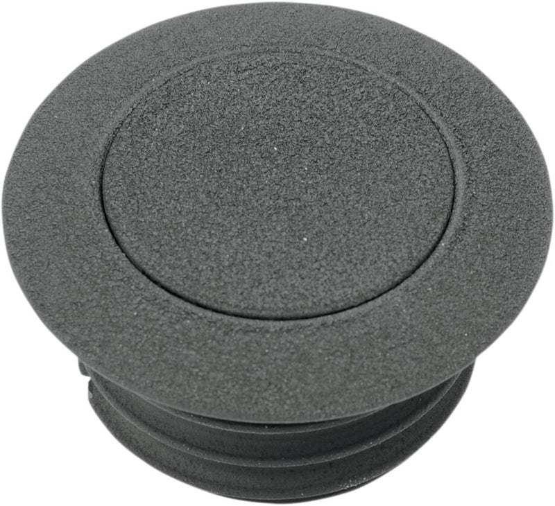 Drag Specialties Pop-Up Gas Cap Fuel Cap Black Wrinkle Late Vented Billet Aluminium #T03-0339B-A