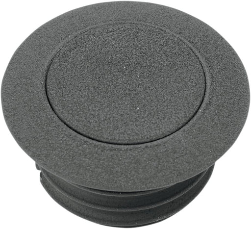 Drag Specialties Pop-Up Gas Cap Fuel Cap Black Wrinkle Late Vented Billet Aluminium