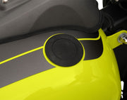 Drag Specialties Pop-Up Gas Cap Fuel Cap Black Wrinkle Late Vented Billet Aluminium #T03-0339B-A