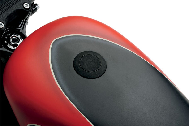 Drag Specialties Pop-Up Gas Cap Fuel Cap Black Wrinkle Late Vented Billet Aluminium #T03-0339B-A