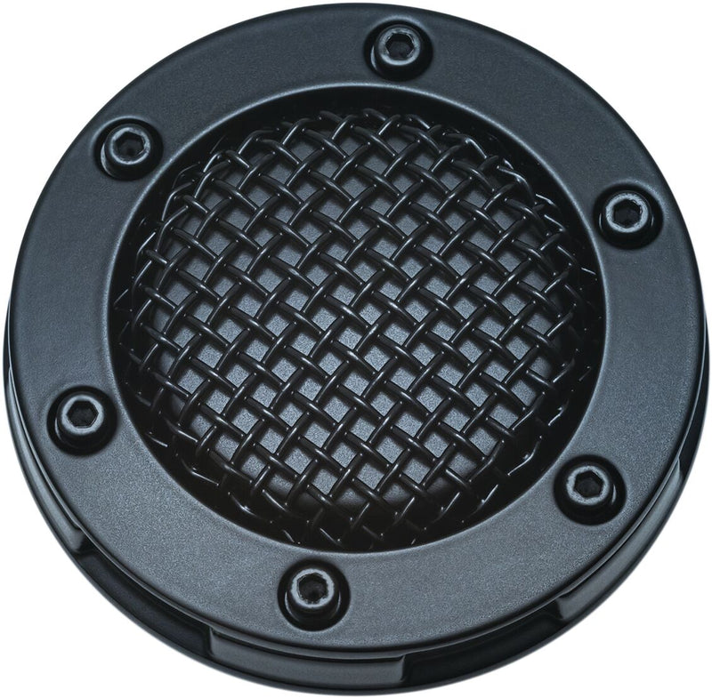 Kuryakyn Mesh Gas Cap for 1983-2021 Harley-Davidson Fuel Cap Matte Black Vented A380 Aluminium Stainless Steel #KUR6549