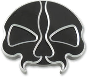 Drag Specialties Split Skull Gas Cap Fuel Cap Black Vented Aluminium Die-Cast #78048B