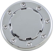 Kuryakyn Flush-Mount Gas Cap Fuel Cap Chrome Vented Stainless Steel