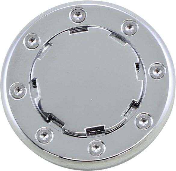 Kuryakyn Flush-Mount Gas Cap Fuel Cap Chrome Vented Stainless Steel