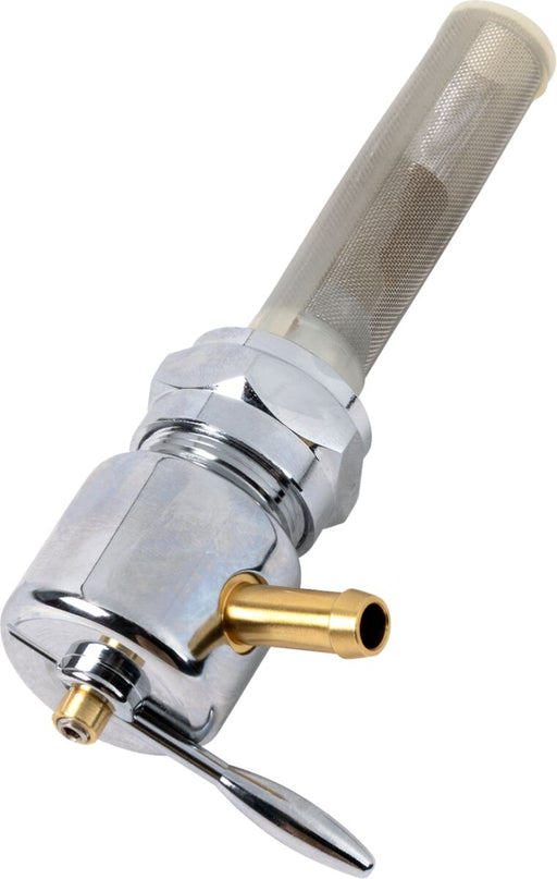 Drag Specialties Fuel Petcock Fuel Valve Chrome Silver Steel