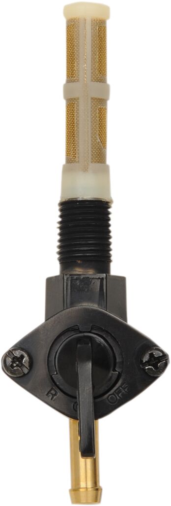 Drag Specialties 1/4" NPT Petcock Fuel Valve Black Gloss Steel