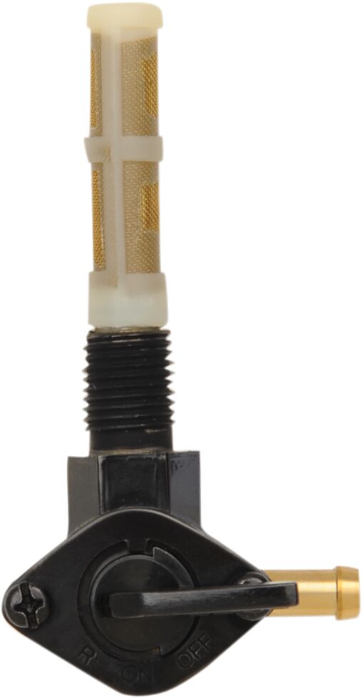 Drag Specialties 1/4" NPT Petcock Fuel Valve Black Gloss Steel