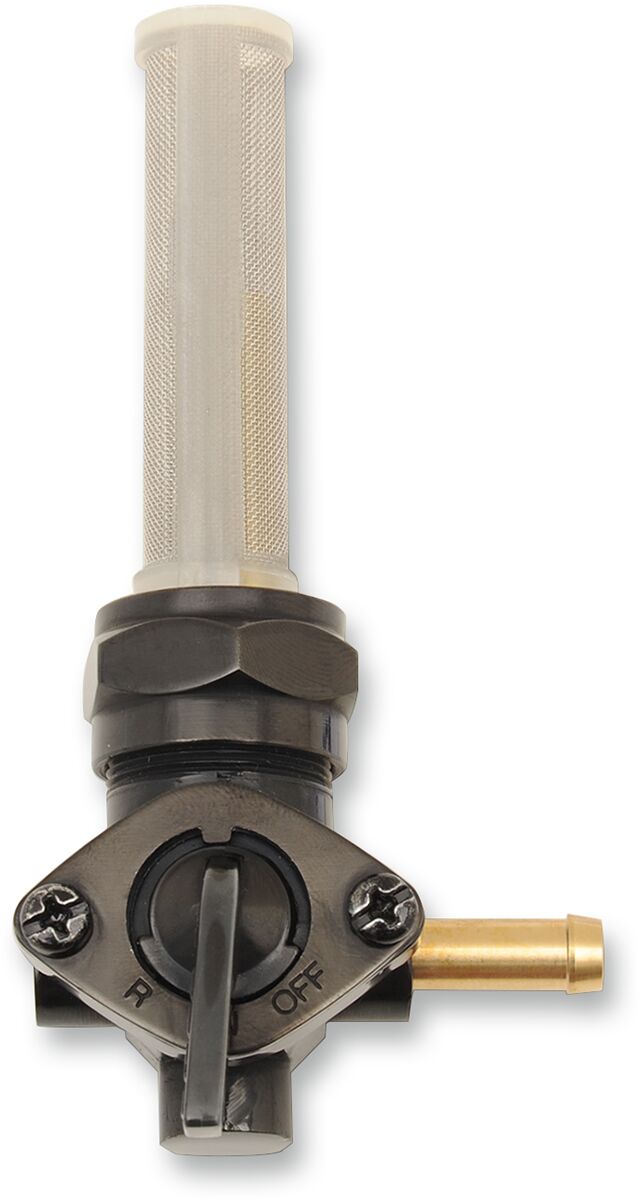 Drag Specialties Fuel Petcock Fuel Valve Black Gloss Die-Cast #03-0040RB