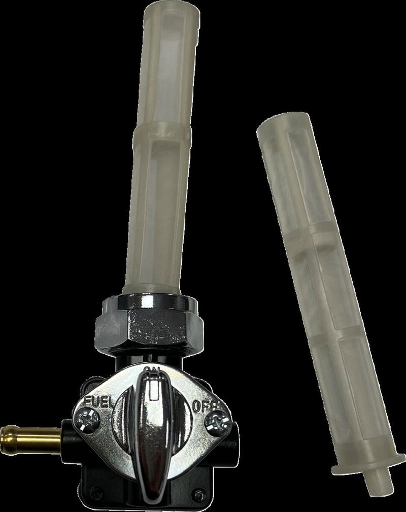 Drag Specialties Vacuum Petcock Fuel Valve Black #T03-0100B