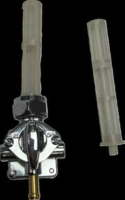 Drag Specialties Vacuum Petcock Fuel Valve Chrome Silver #T03-0101C