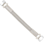 Drag Specialties Fuel Tank Crossover Line Fuel Line Silver Braided Stainless Steel