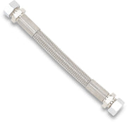 Drag Specialties Fuel Tank Crossover Line Fuel Line Silver Braided Stainless Steel #590