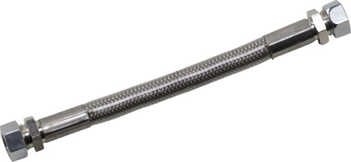 Drag Specialties Fuel Tank Crossover Line Fuel Line Silver Braided Stainless Steel