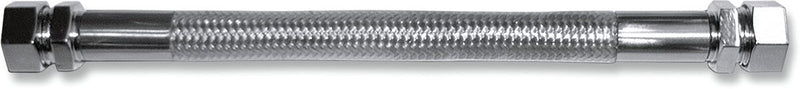 Drag Specialties Fuel Tank Crossover Line Fuel Line Silver Braided Stainless Steel