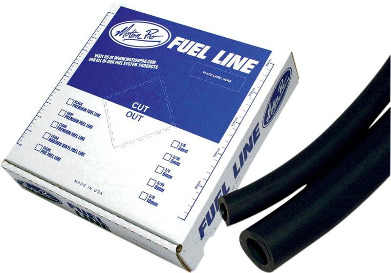 Motion Pro Premium Fuel Line - Tygon Ultra, Each, 7,6 m (25') - Black