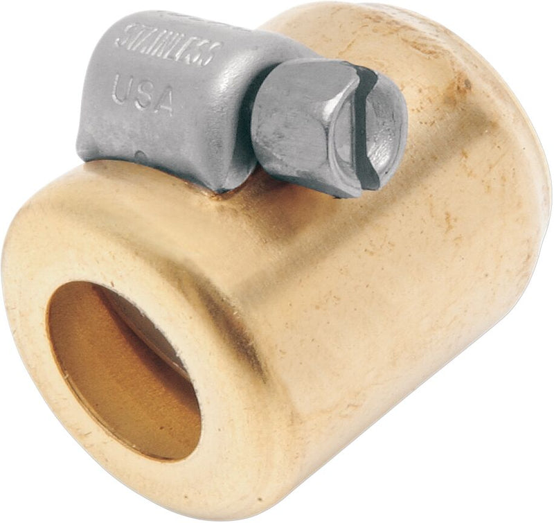 NAMZ Coloured Hose Clamps for Oil Lines Gold Brass 6 Pack #NHC-N206