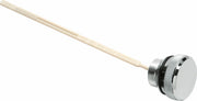 Drag Specialties Oil Dipstick Chrome Silver Billet Aluminium