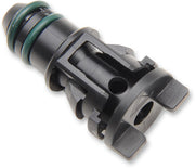 Drag Specialties Oil Line Retainer Assembly Fitting Black Vent Line