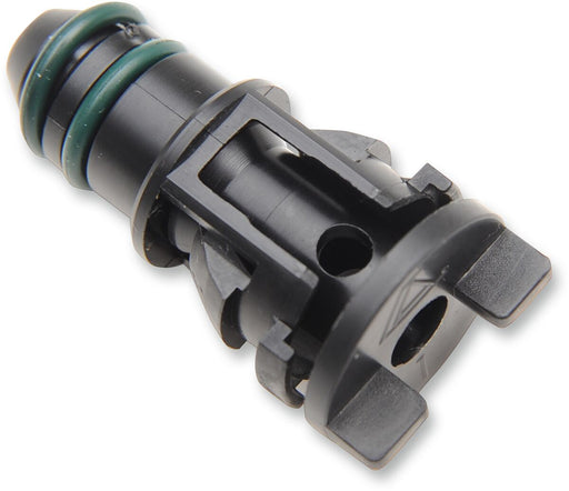 Drag Specialties Oil Line Retainer Assembly Fitting Black Vent Line