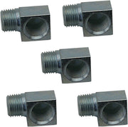 S&S Cycle Supply/Return Line Elbow Black 5 Pack