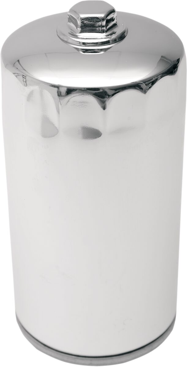 Drag Specialties Spin-On Oil Filter Chrome Silver