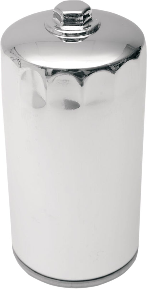 Drag Specialties Spin-On Oil Filter Chrome Silver