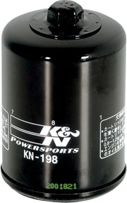 K & N Performance Oil Filter Wrench-Off Black Premium Spin-On #KN-198