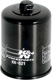 K & N Performance Oil Filter Wrench-Off Black Premium Spin-On