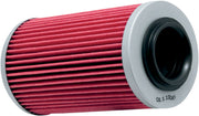 K & N Performance Oil Filter Red Silver Standard Cartridge