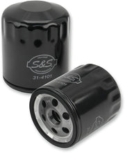S&S Cycle Oil Filter Black Canister Steel #31-4101