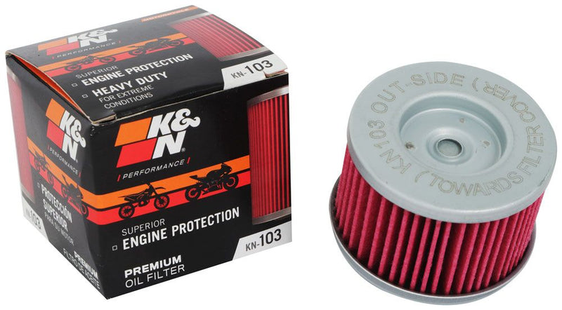 K & N Catridge Oil Filter for 2017-2026 HONDA Red Cartridge #KN-103