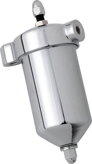 Drag Specialties Oil Filter Assembly Chrome Silver Aluminium Die Cast